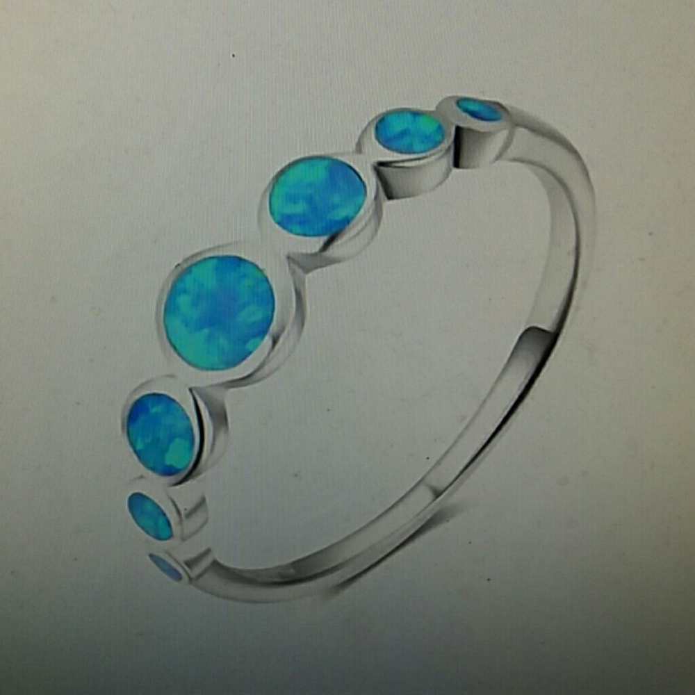 Dainty opal ring